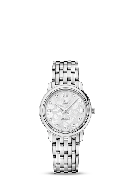 Réplique Omega De Ville Prestige Butterfly Quartz 27.4mm Montre 424.10.27.60.52.001