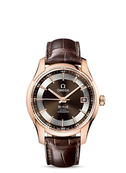 Réplique Omega De Ville Hour Vision Rose Or Montre 431.63.41.21.13.001
